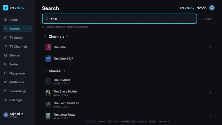 Wyszukiwanie na Android TV